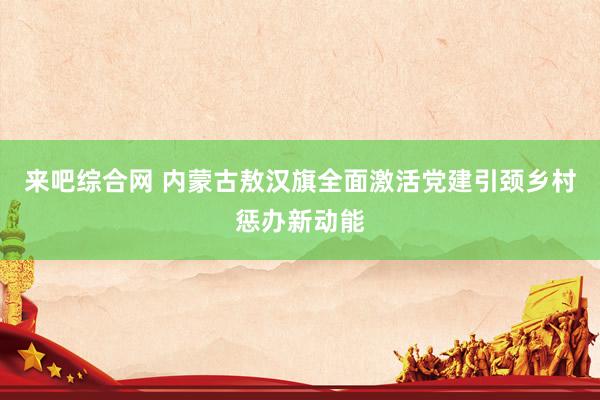来吧综合网 内蒙古敖汉旗全面激活党建引颈乡村惩办新动能