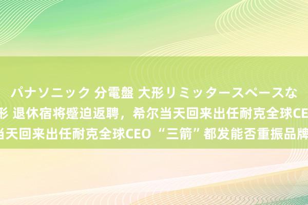 パナソニック 分電盤 大形リミッタースペースなし 露出・半埋込両用形 退休宿将蹙迫返聘，希尔当天回来出任耐克全球CEO “三箭”都发能否重振品牌？
