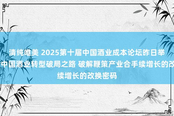 清纯唯美 2025第十届中国酒业成本论坛昨日举行 共论中国酒业转型破局之路 破解鞭策产业合手续增长的改换密码